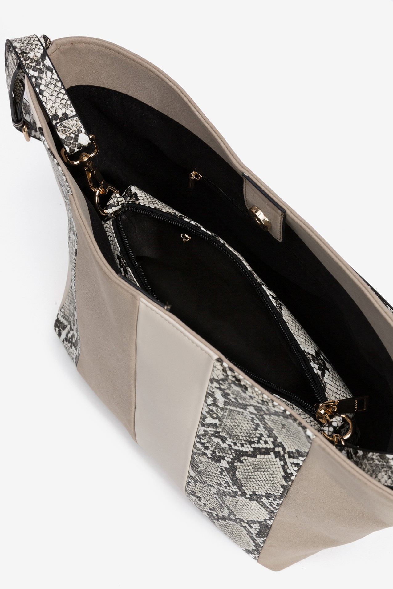 Faux Leather Patchwork Bag