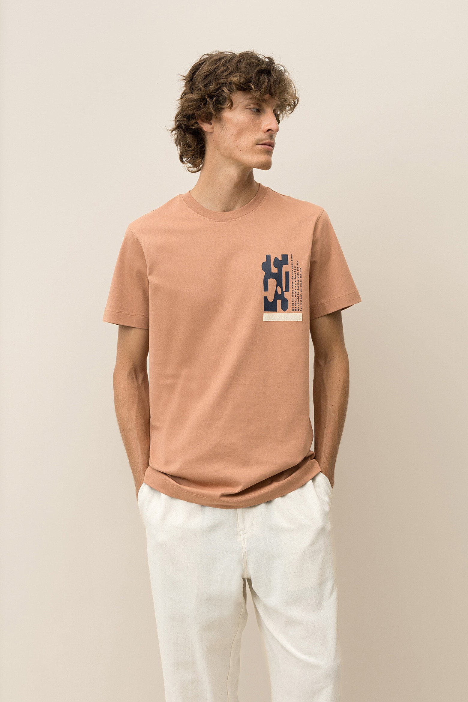 Printed T-shirt with Patch