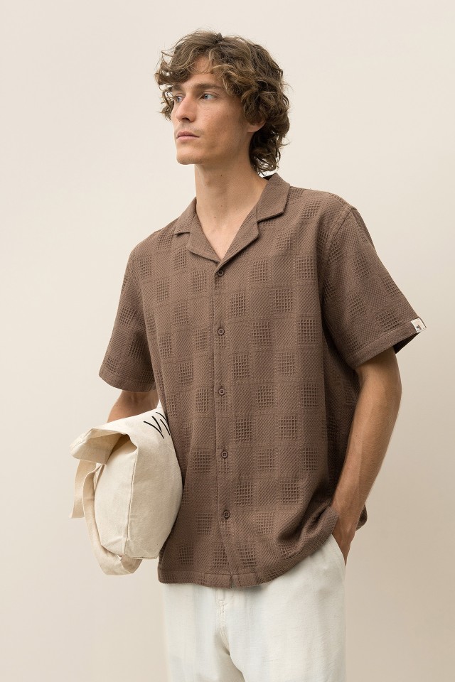 Textured Relaxed Fit Shirt
