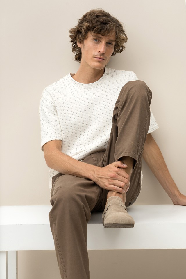 Textured Relaxed T-shirts