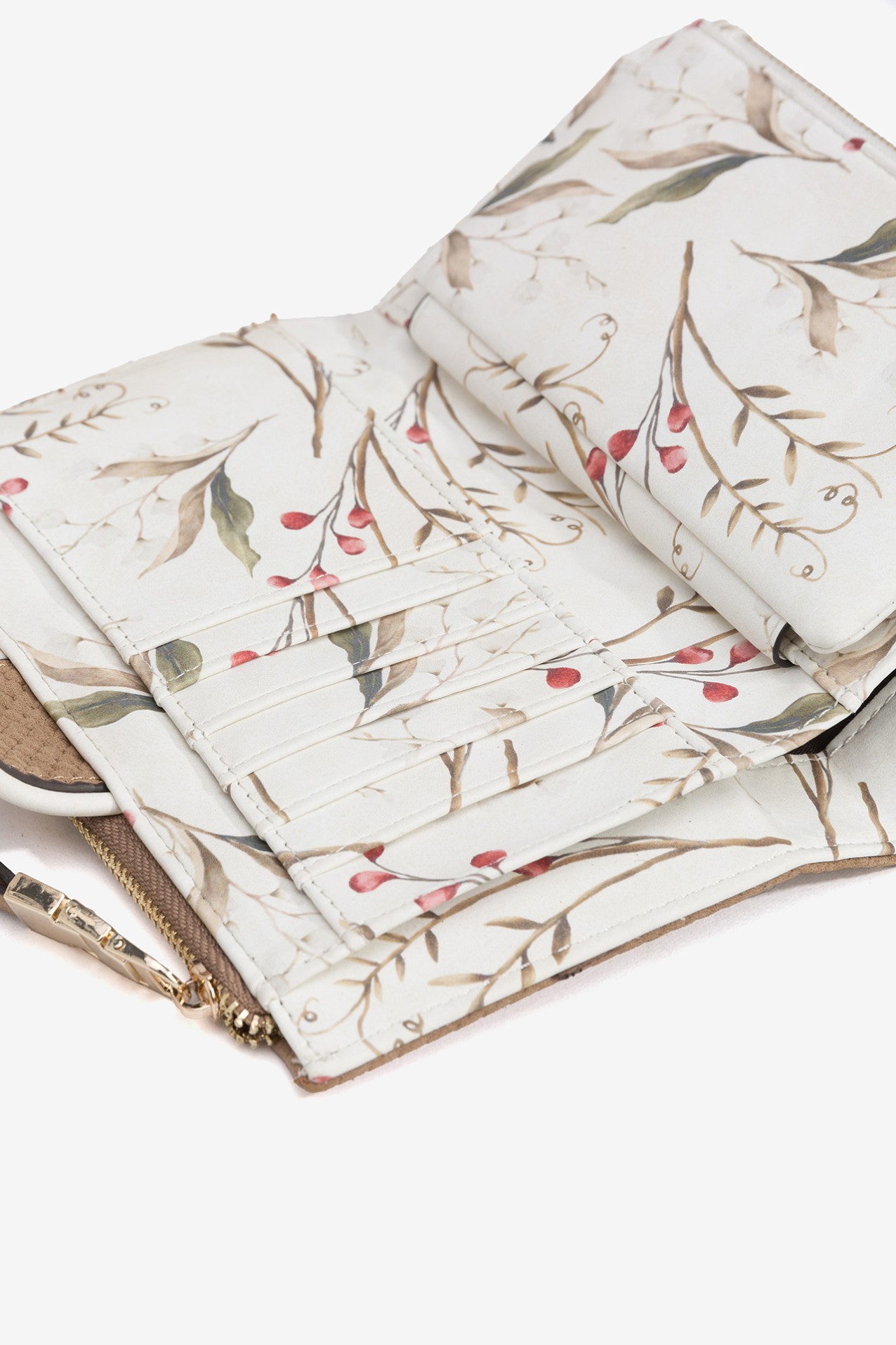 Porta Moedas Texturizado com Pala