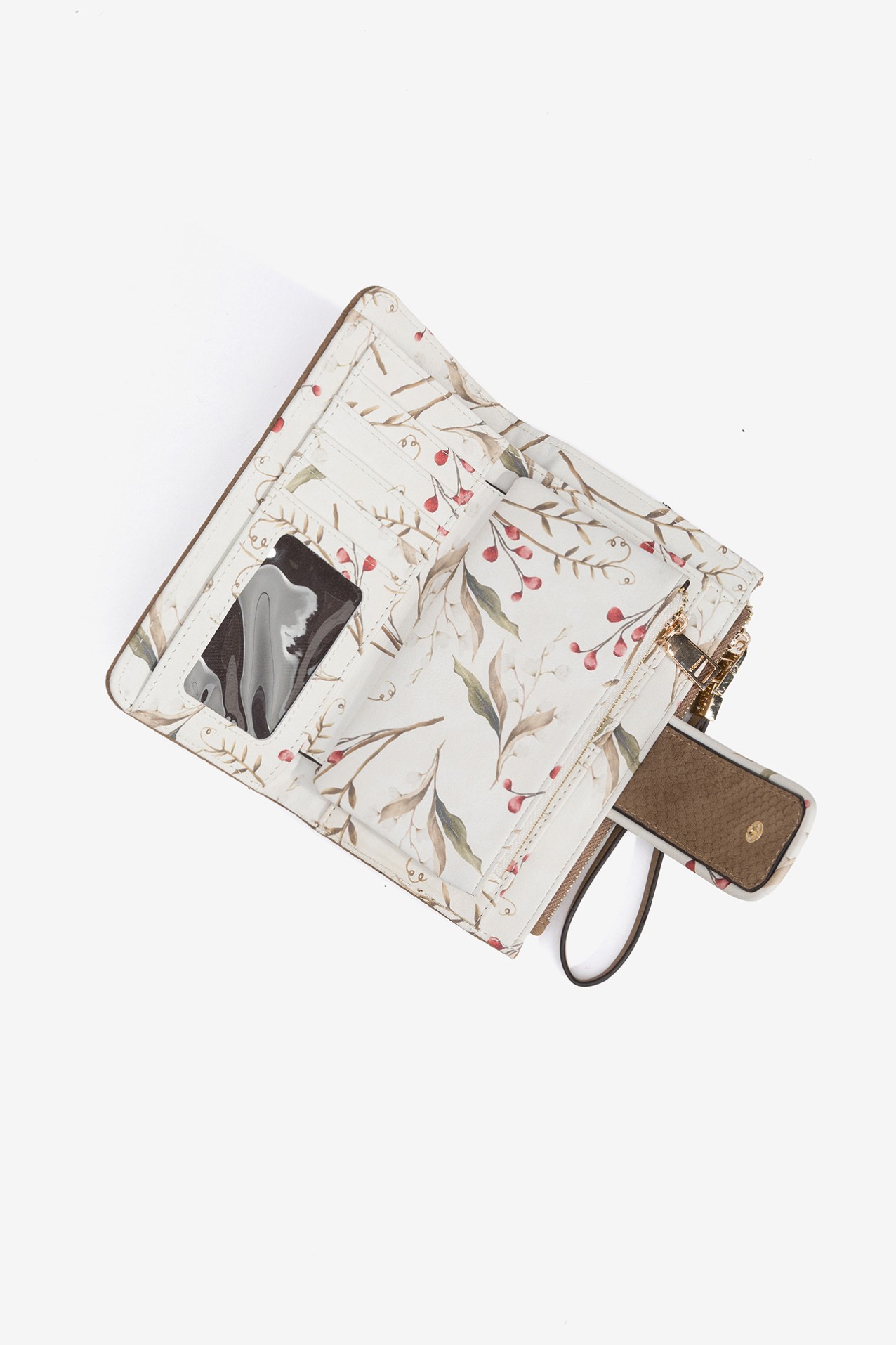 Porta Moedas Texturizado com Pala