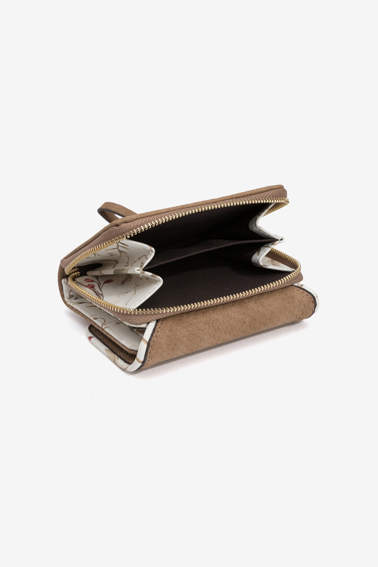 Porta Moedas Texturizado com Pala