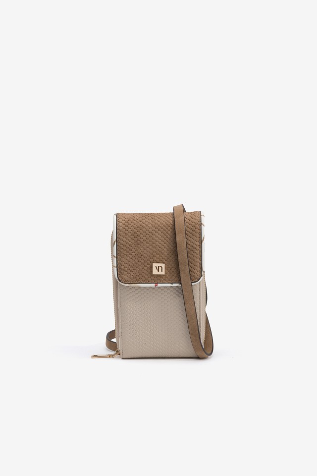 Bolso para mvil bicolor