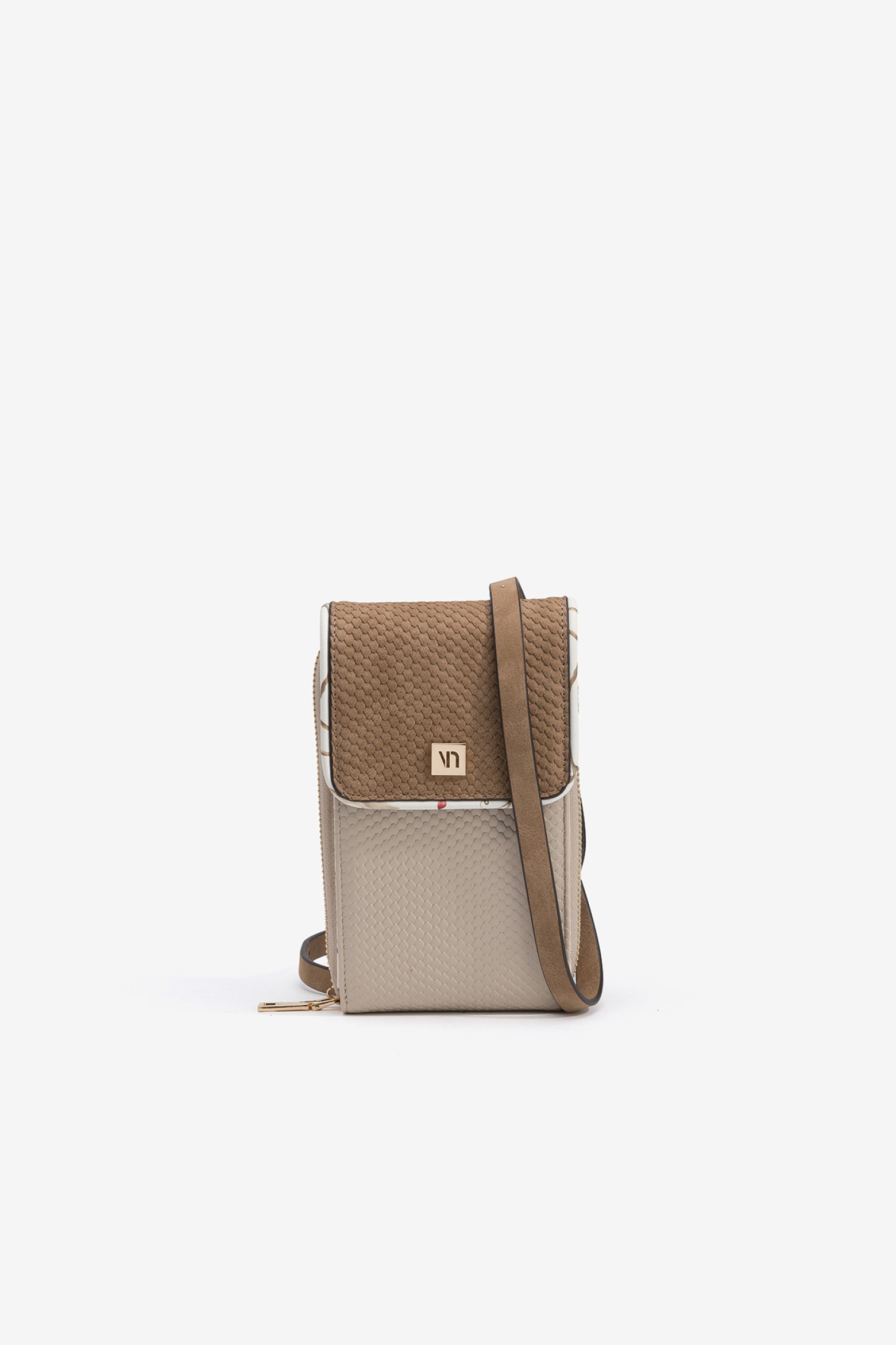 Bolso para mvil bicolor