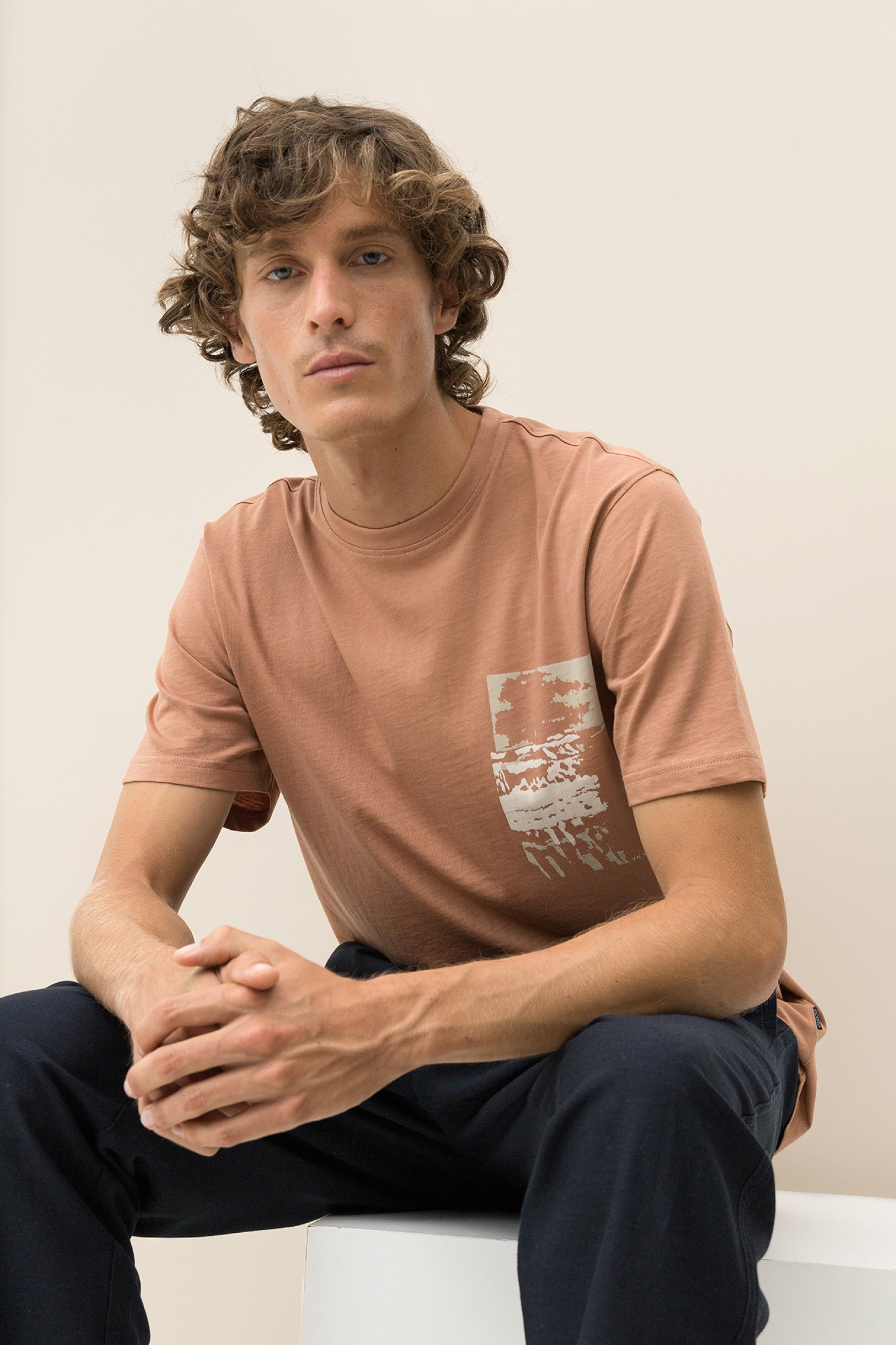 T-shirt Regular Fit com Estampado