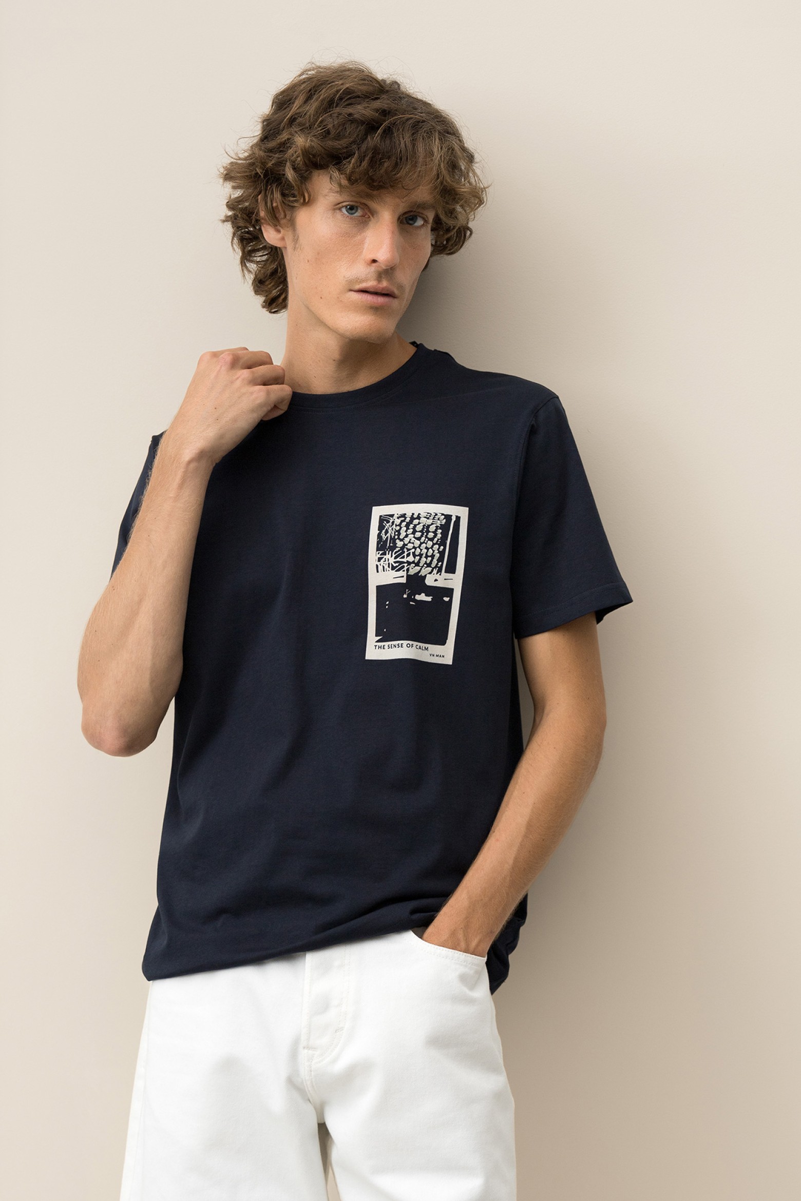 T-shirt Regular Fit com Estampado