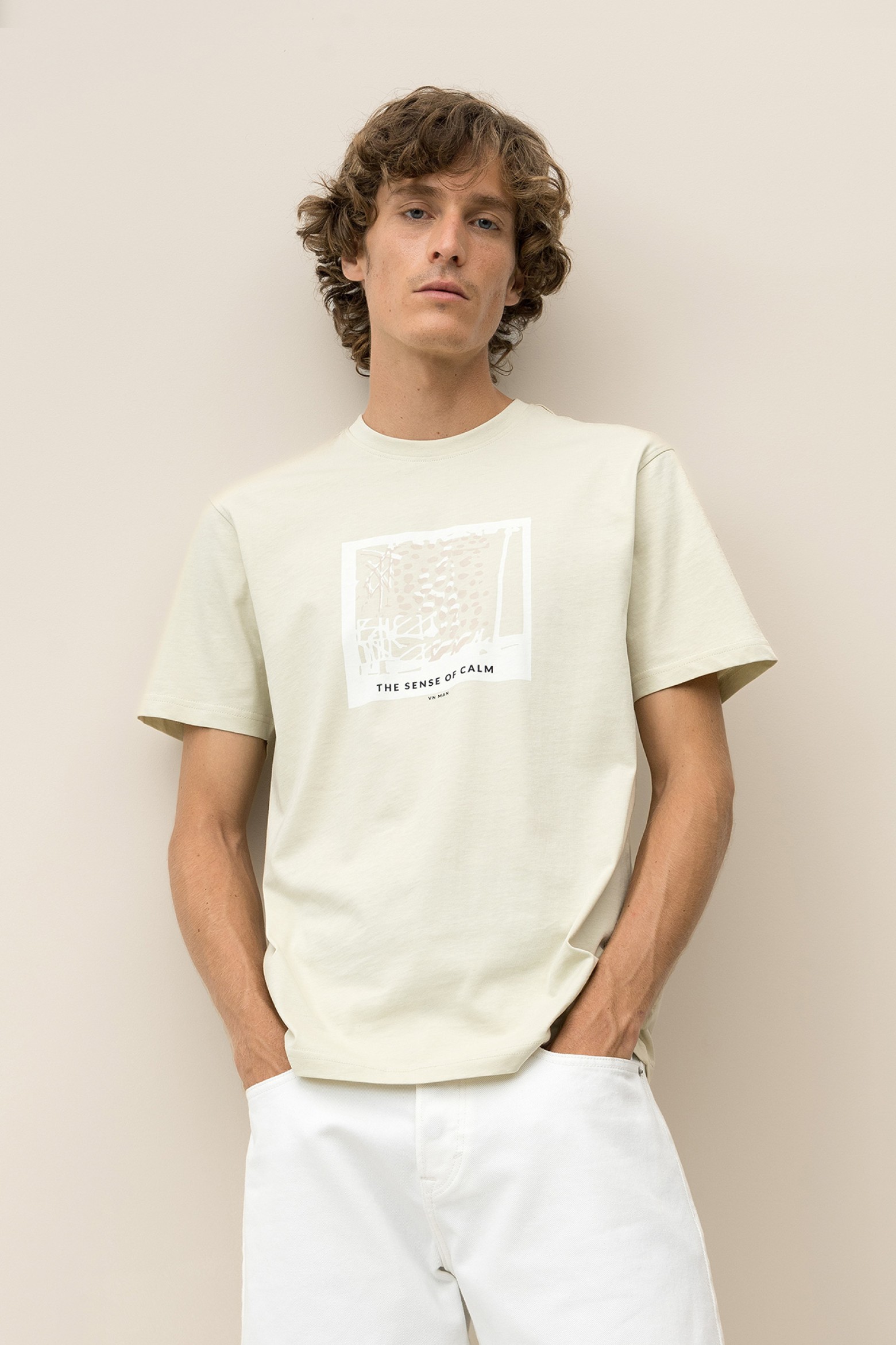T-shirt Regular Fit com Estampado