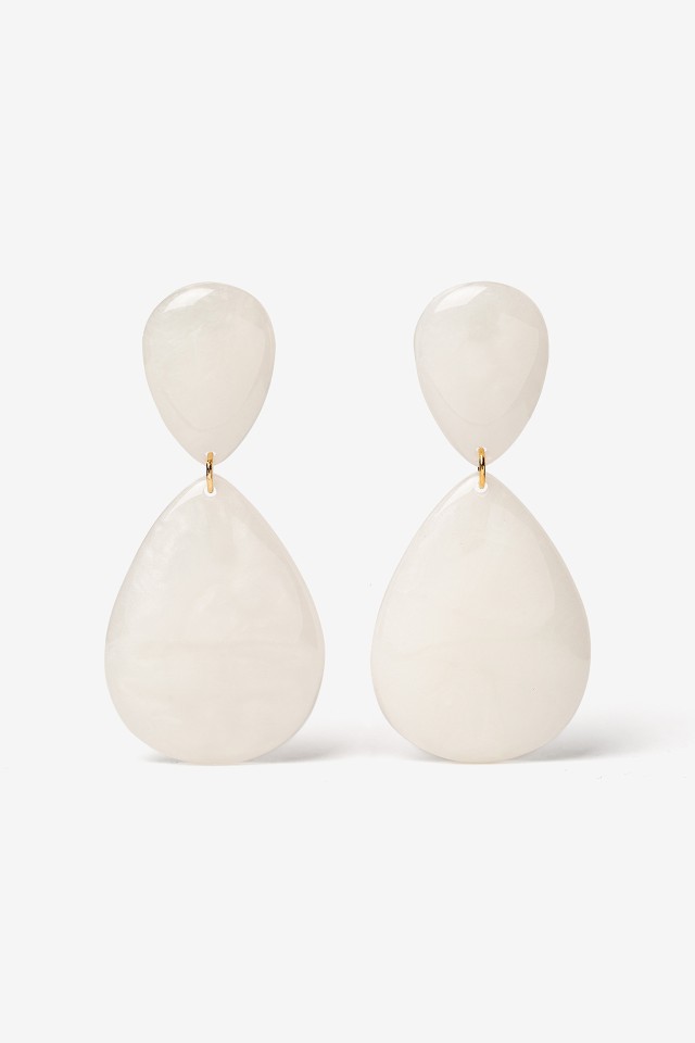 Pendientes acrlicos colgantes