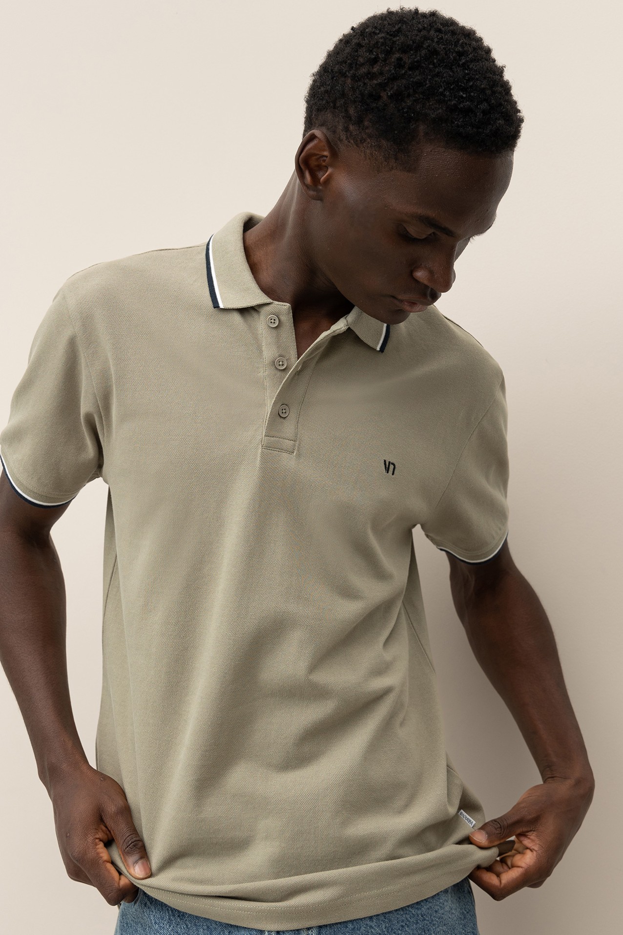 Polo de Algodo Bordado