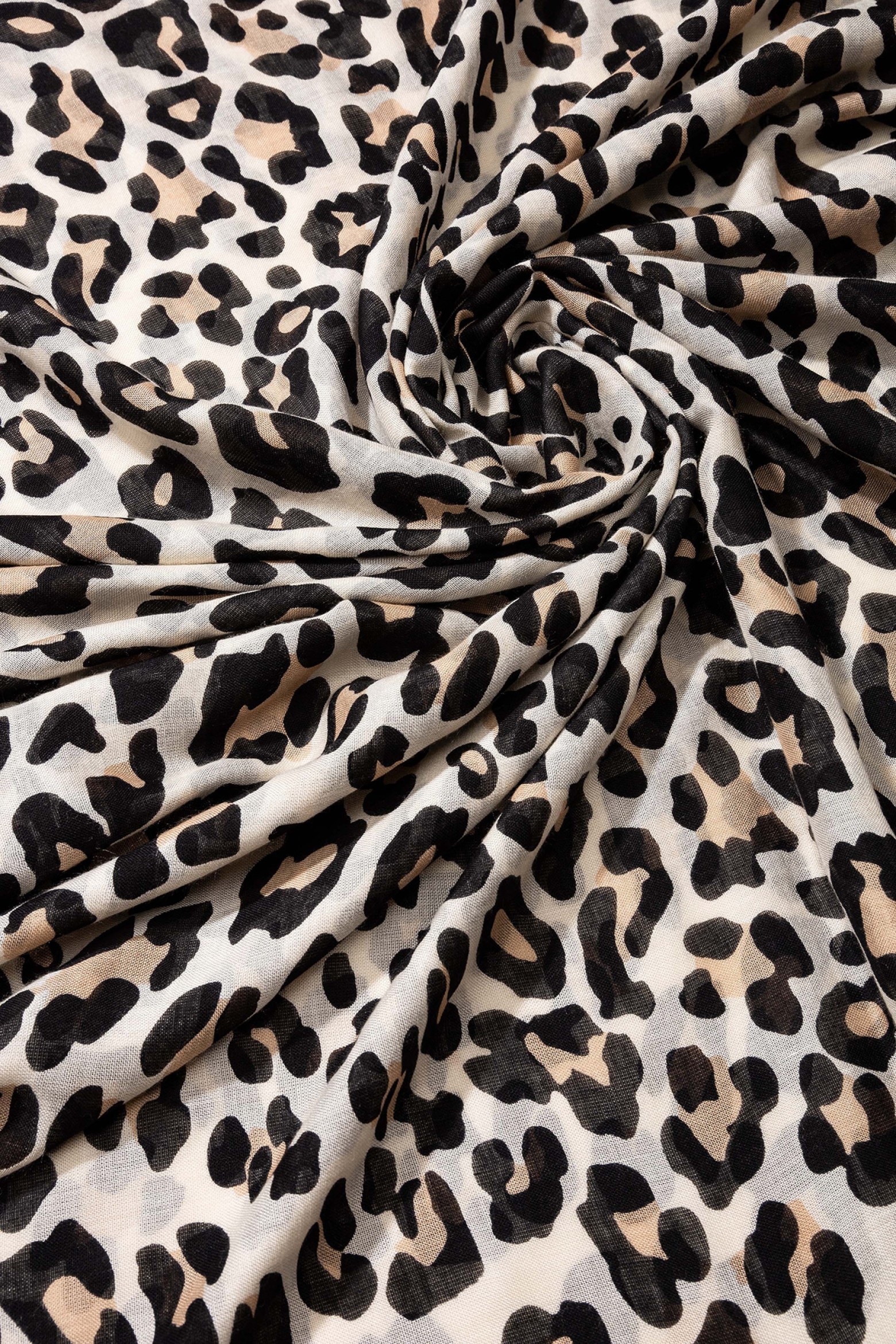 Animal Print Rectangular Scarf