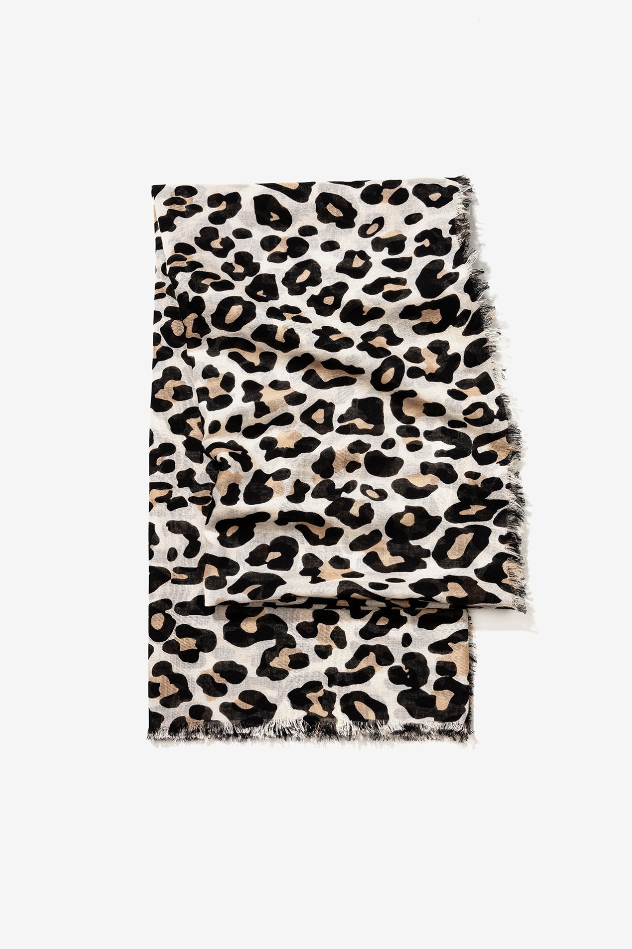 Animal Print Rectangular Scarf