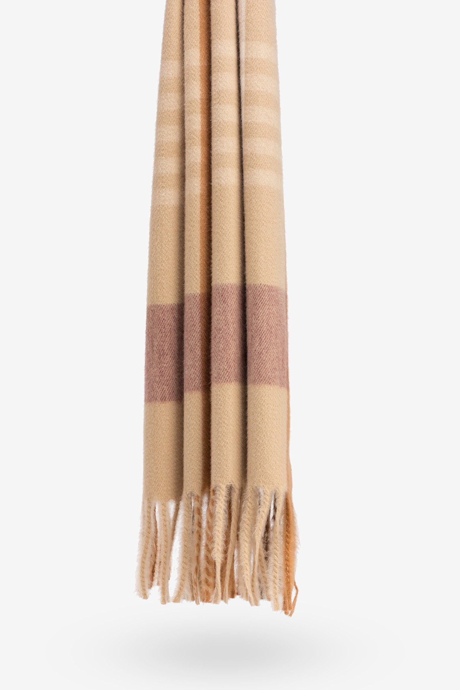 Checked Blanket Scarf