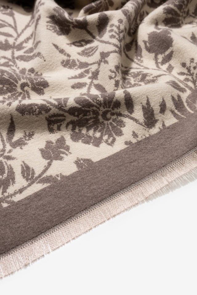 Floral Blanket Scarf Floral Blanket Scarf