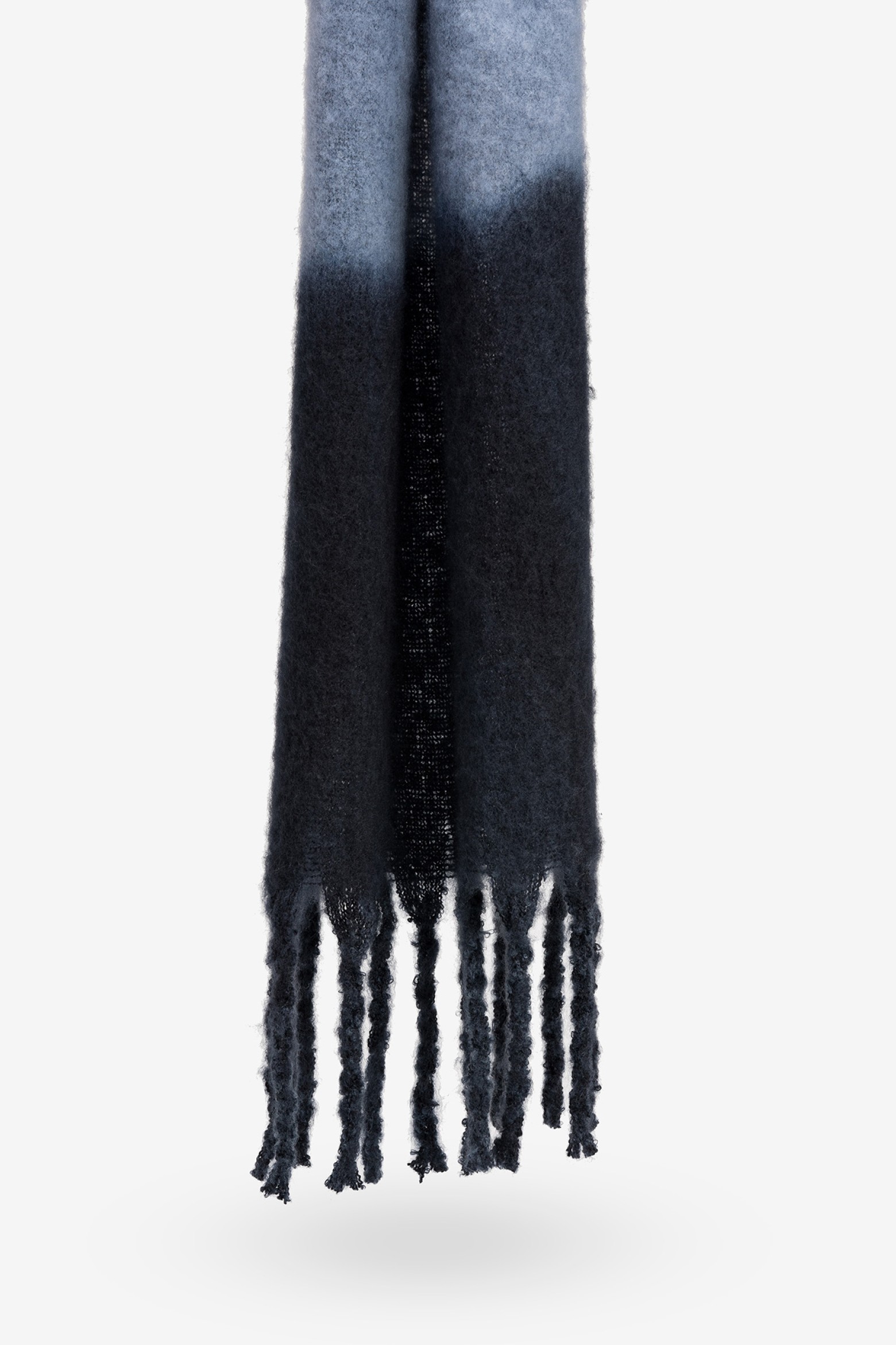 Brushed Tricolor Blanket Scarf