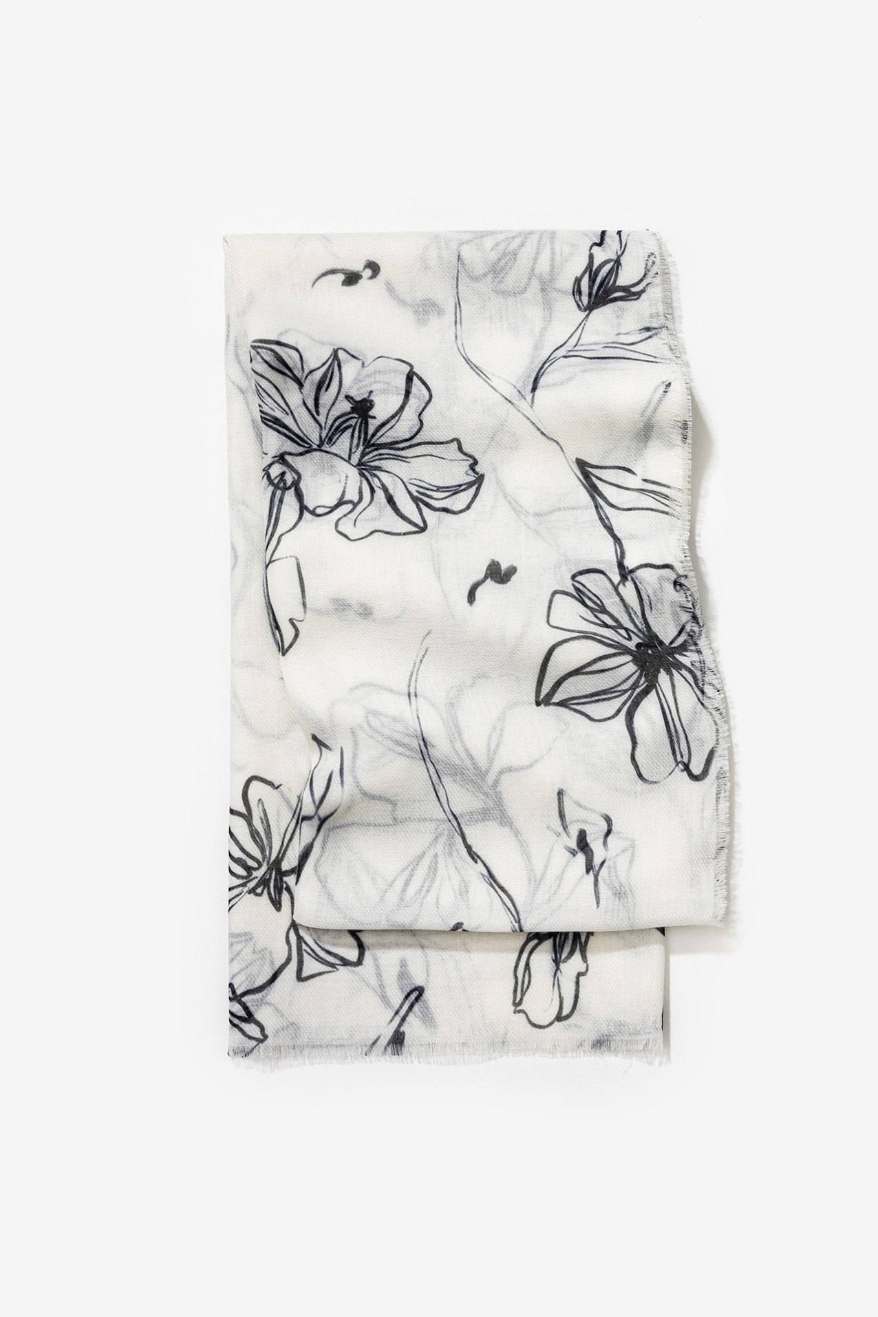 Floral Rectangular Scarf
