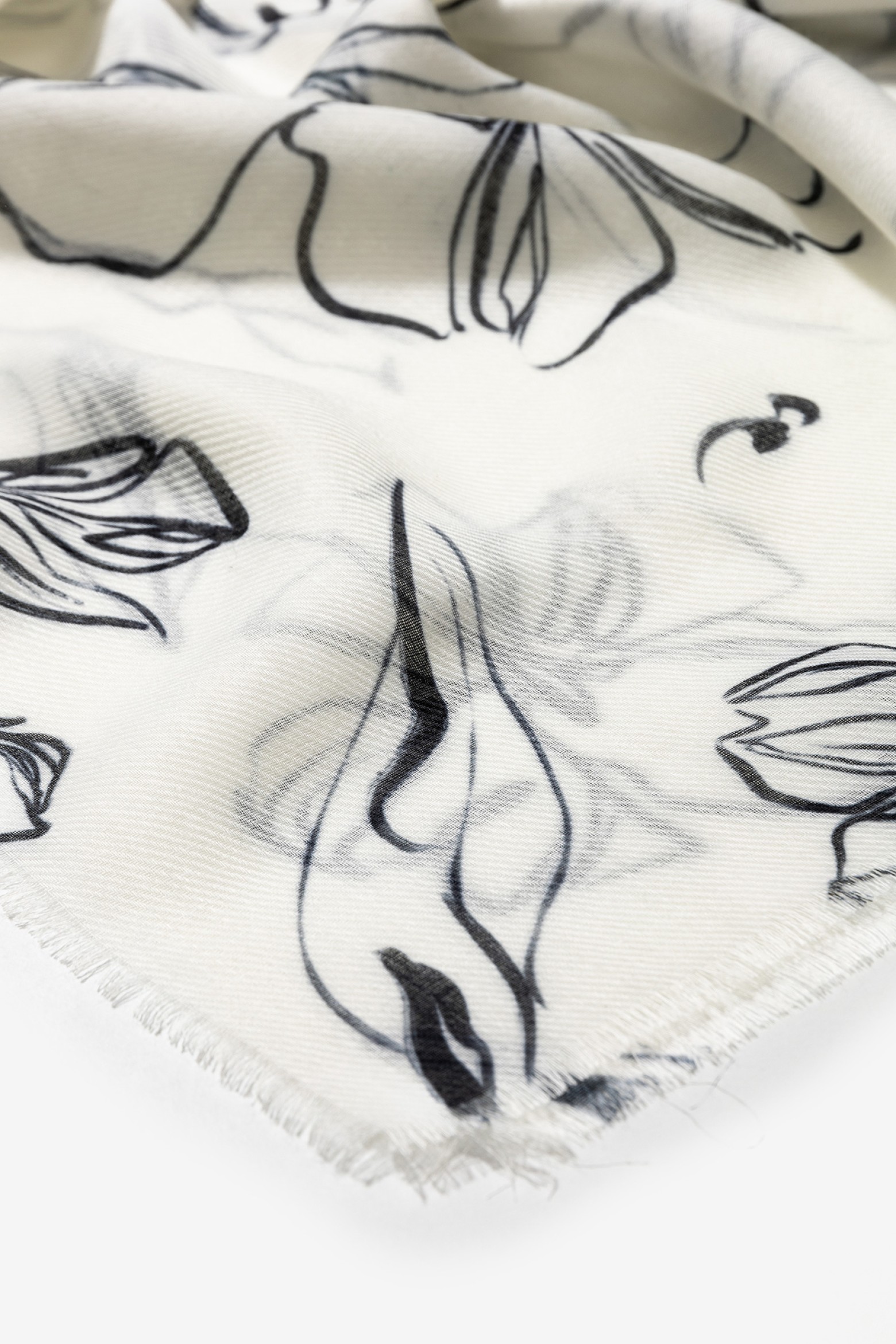 Floral Rectangular Scarf