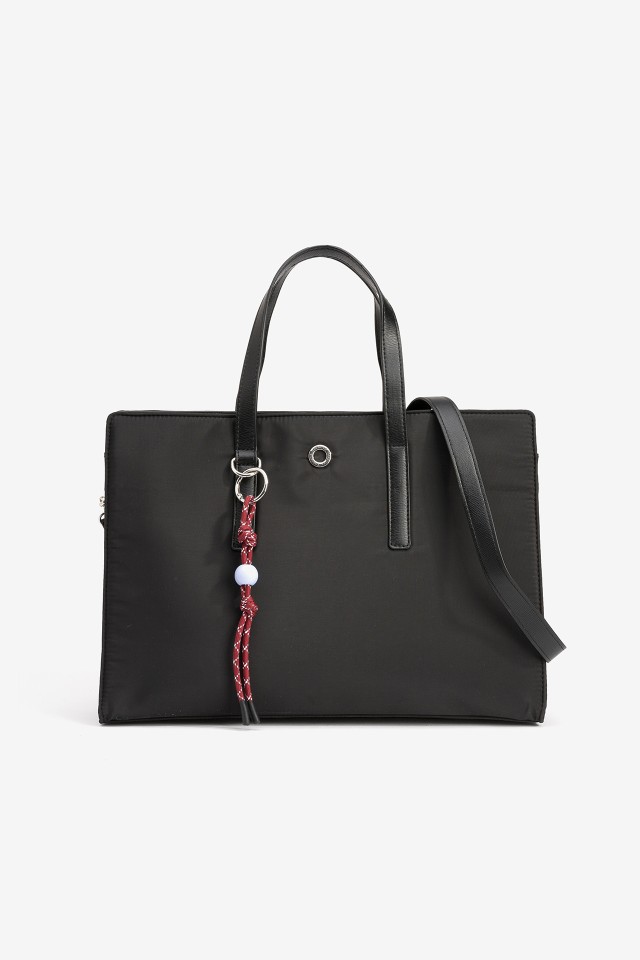 Mala Office de Nylon com Charm