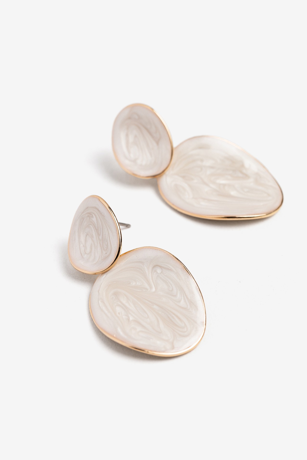 Pendientes Mrmol Blanco