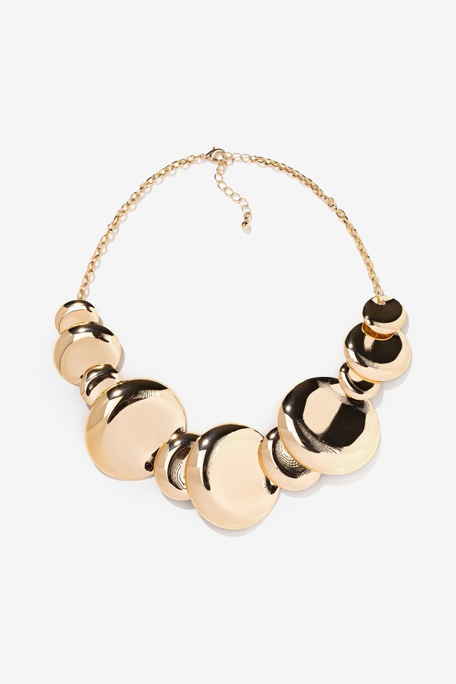 Collar dorado maxi