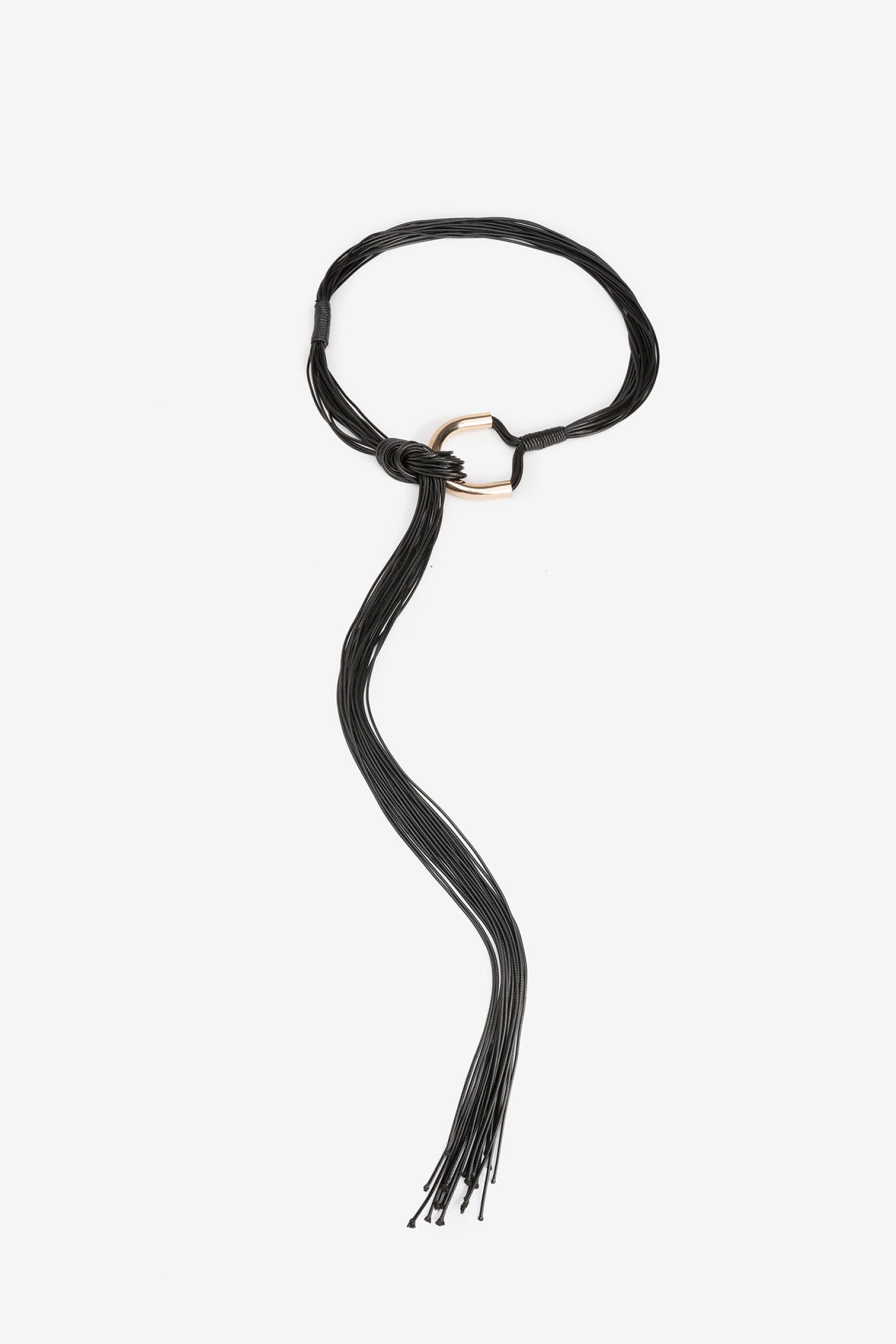 Black Tassel Belt