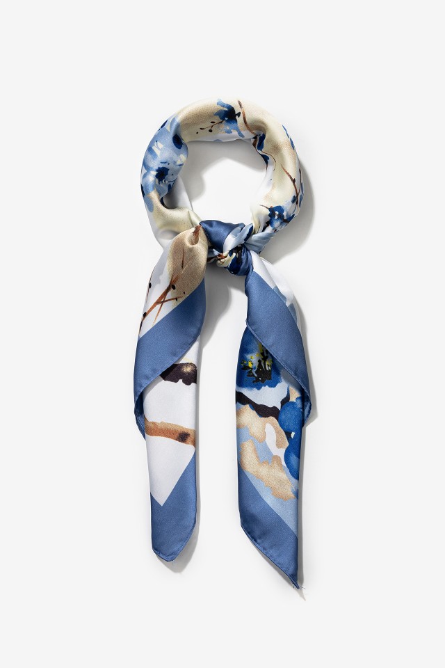 Bandana Acetinada Floral
