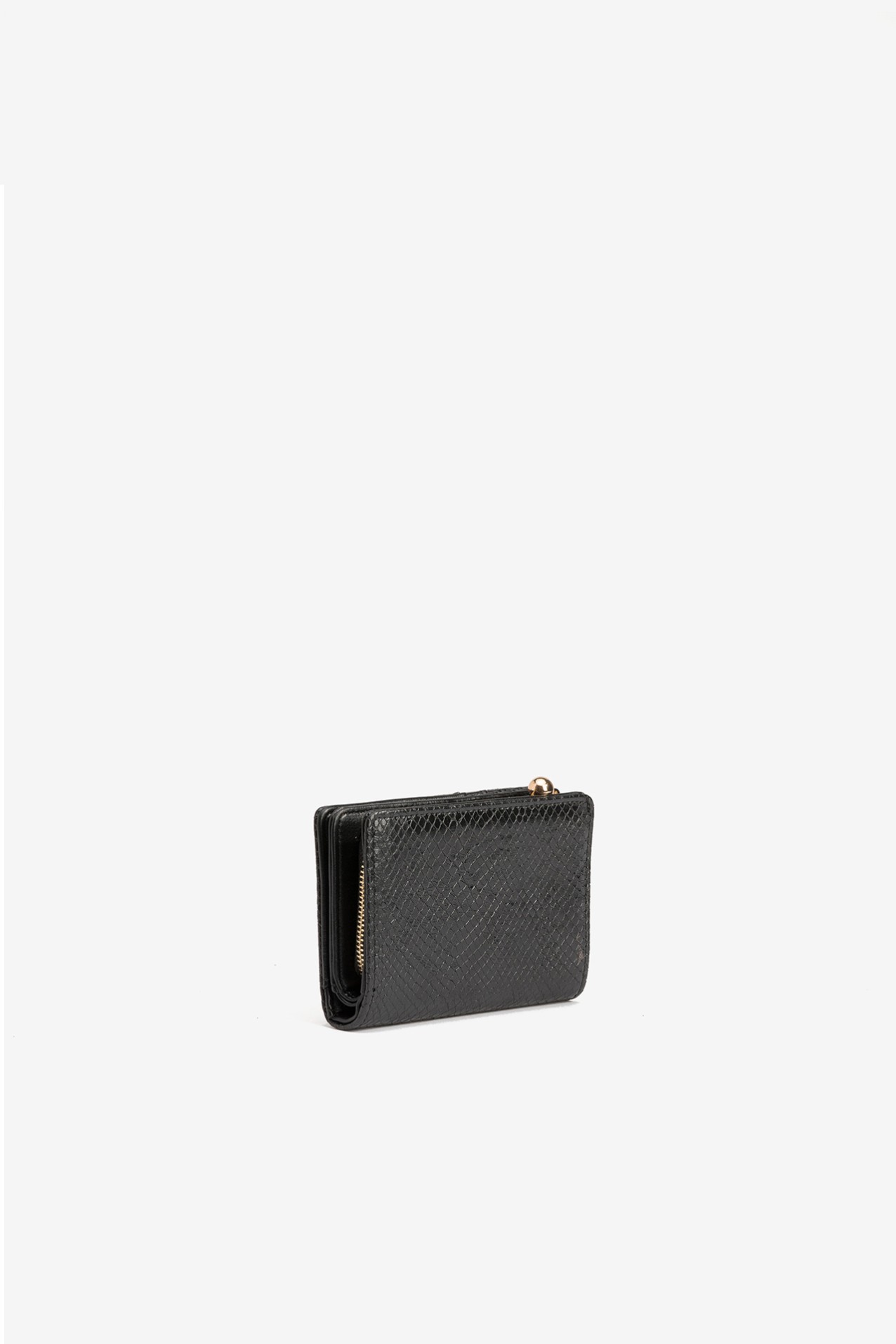 Porta-moedas preto elegante