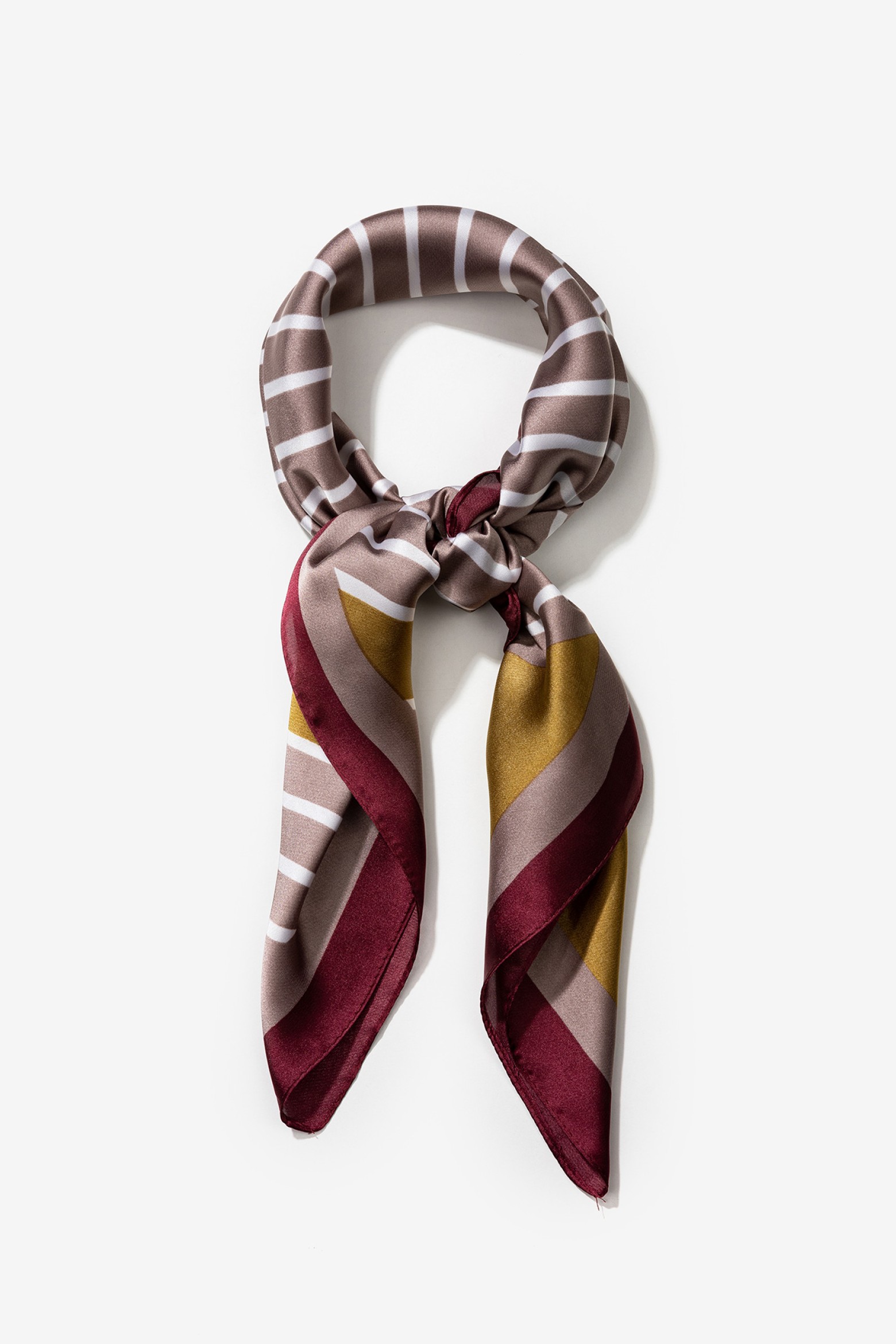Striped Satin Bandana