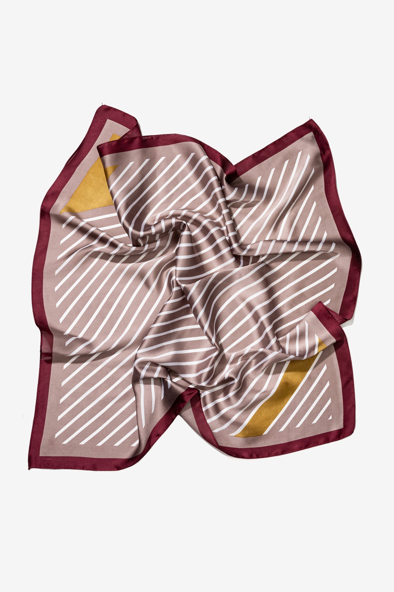 Striped Satin Bandana