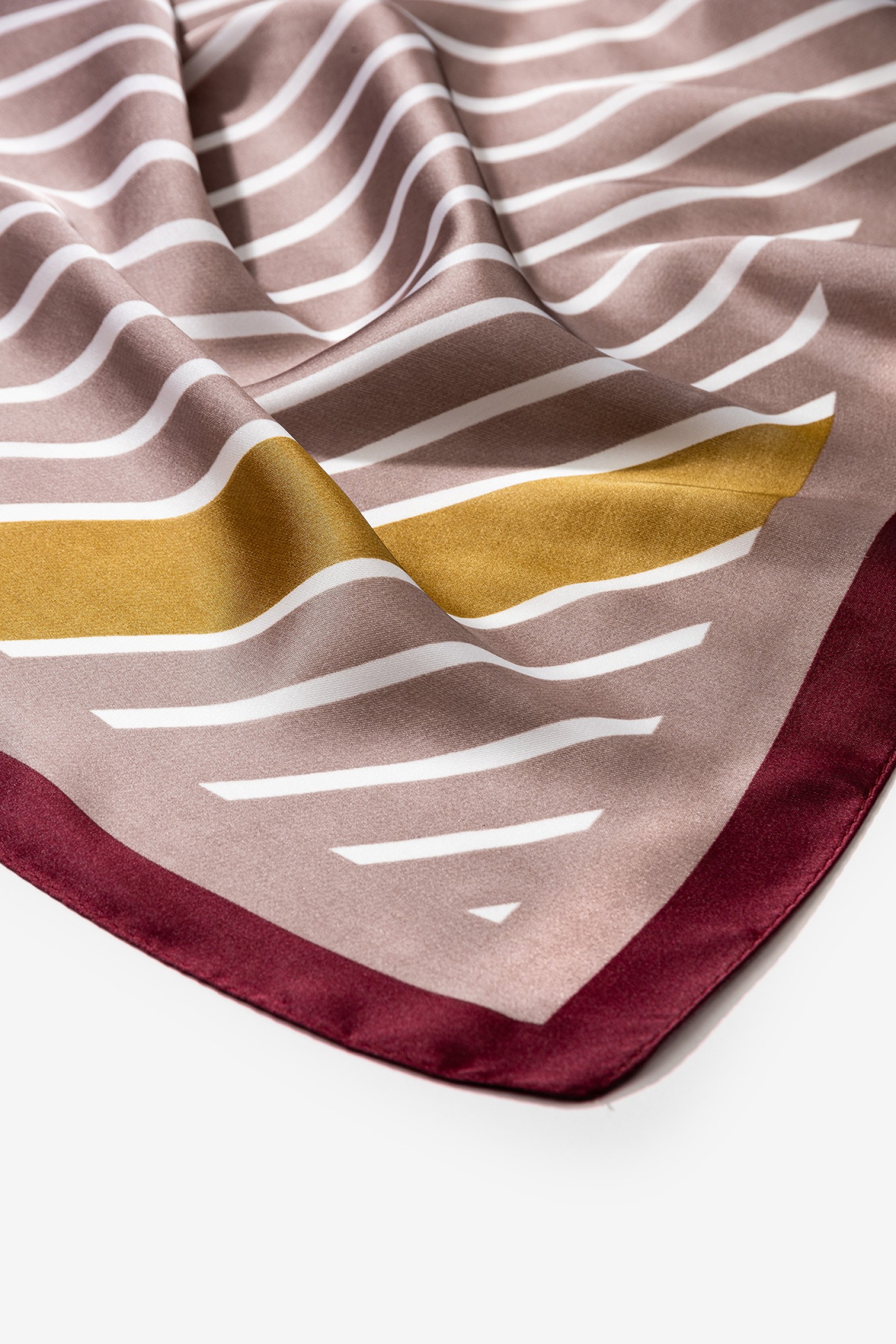 Striped Satin Bandana