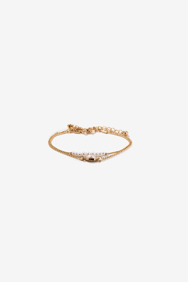 Pulsera Doble Dorada