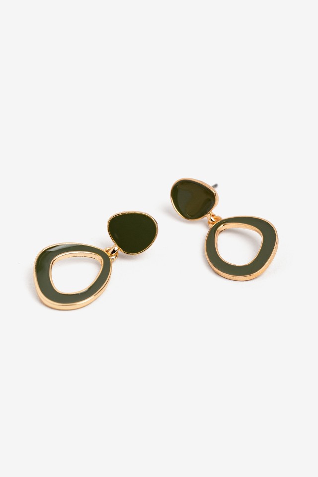 Pendientes Esmaltados con Colgante