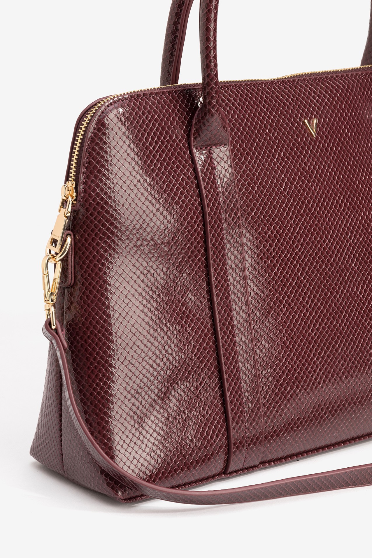 Carteira Elegante Cor-de-Vinho