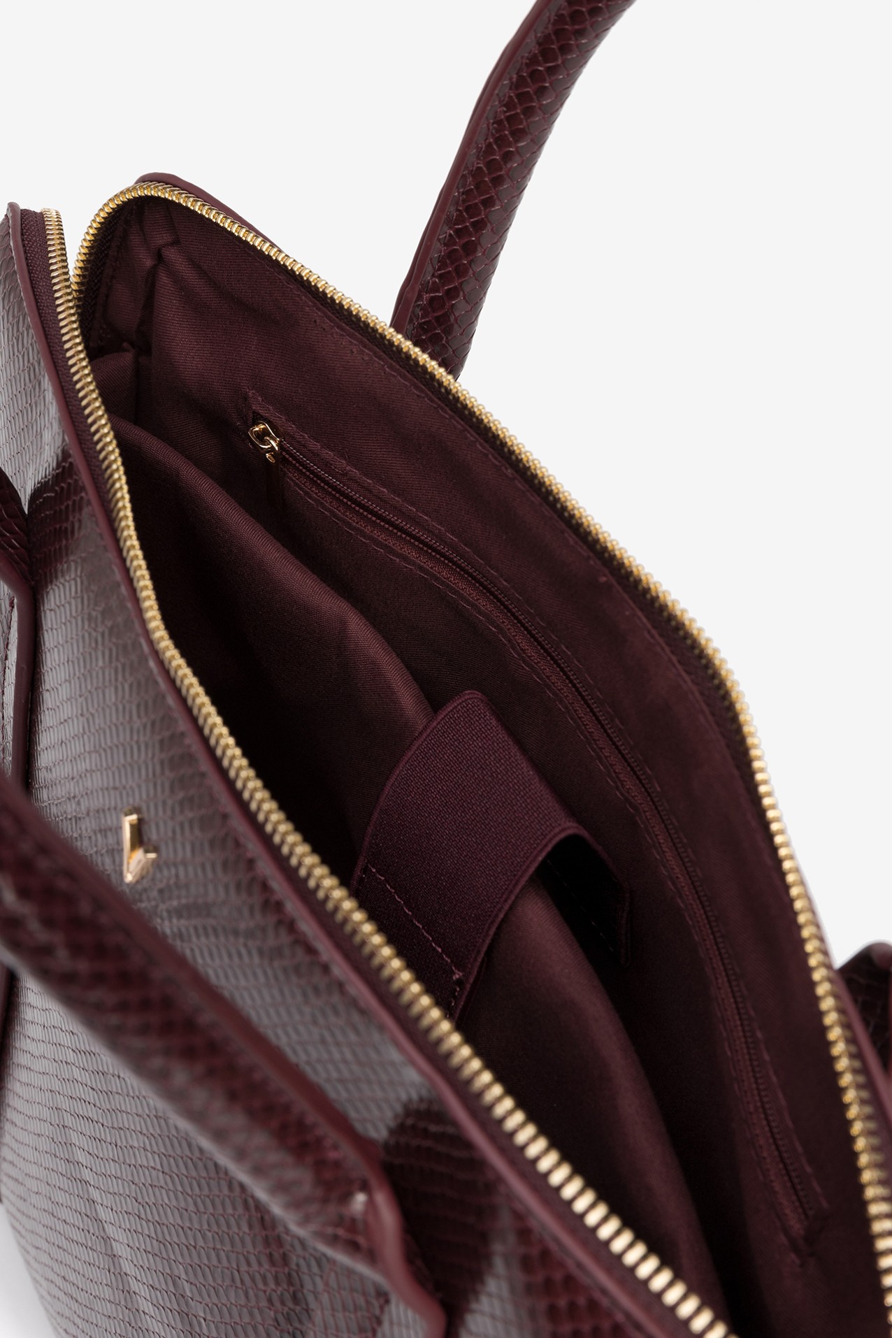 Carteira Elegante Cor-de-Vinho