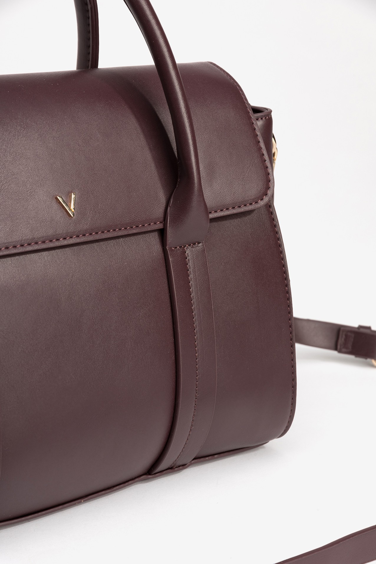 Carteira Estruturada Cor-de-Vinho