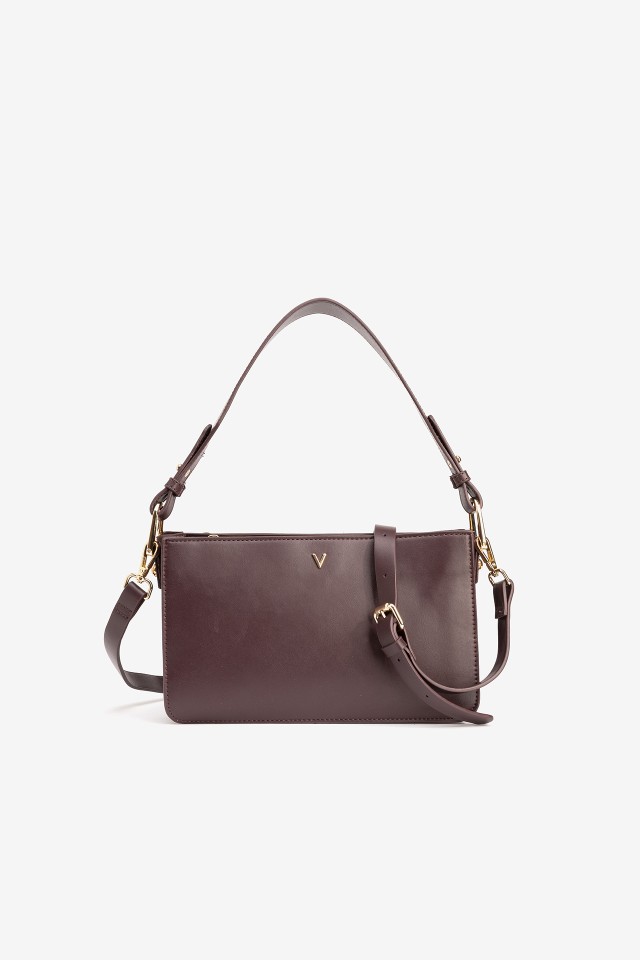 Elegant Burgundy Handbag
