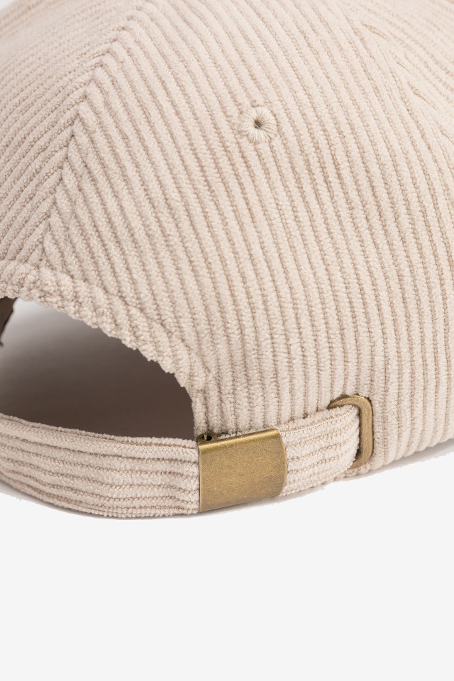 Beige Corduroy Cap Beige Corduroy Cap