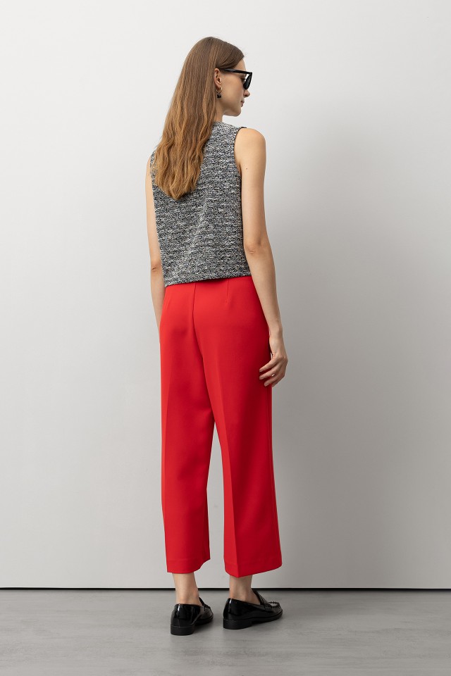 Pantalón Culotte con Pliegues Pantalón Culotte con Pliegues