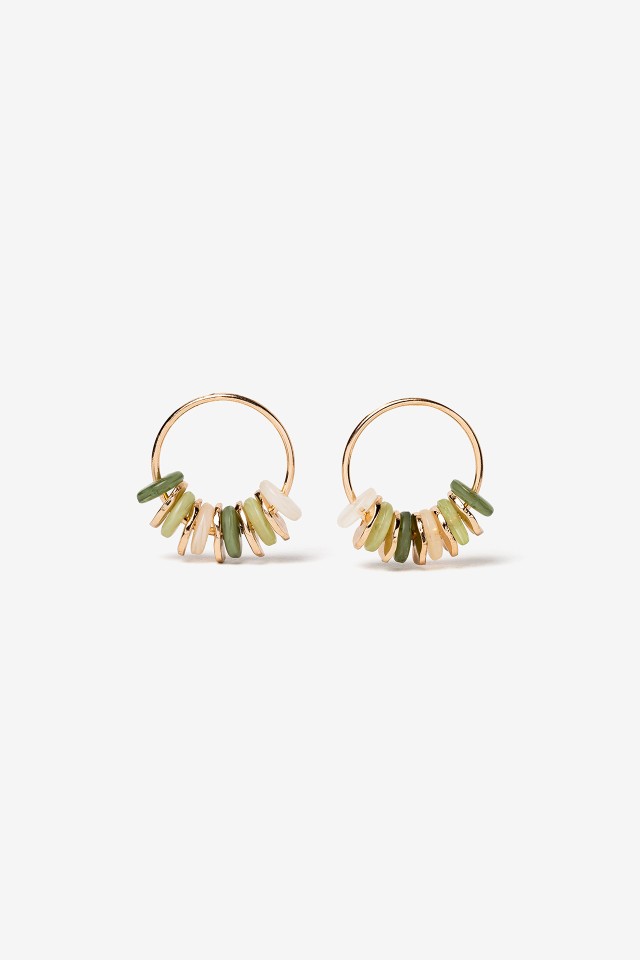 Pendientes boho chic dorados