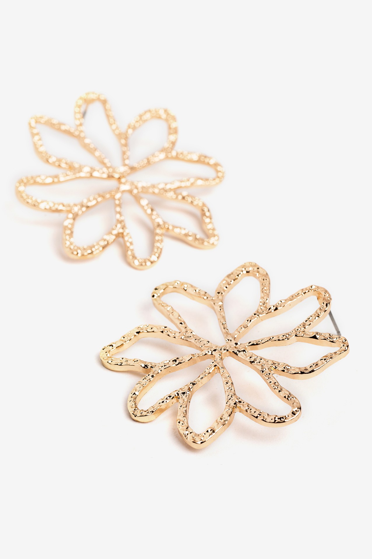 Brincos Florais Dourados