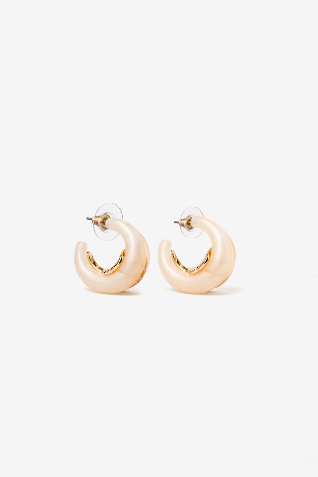 Pendientes de aro dorados