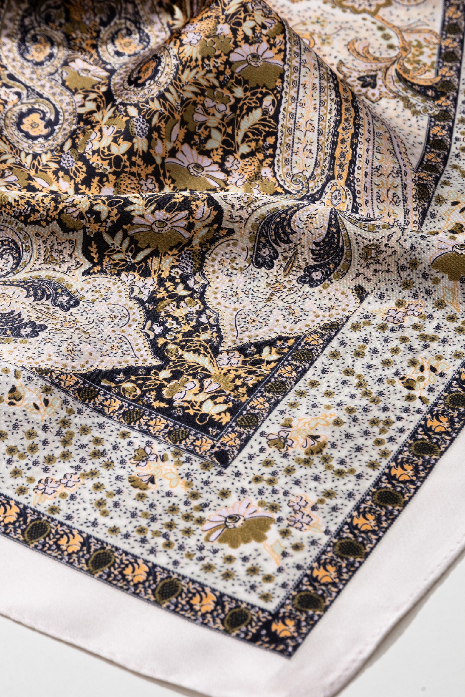 Paisley Satin Bandana