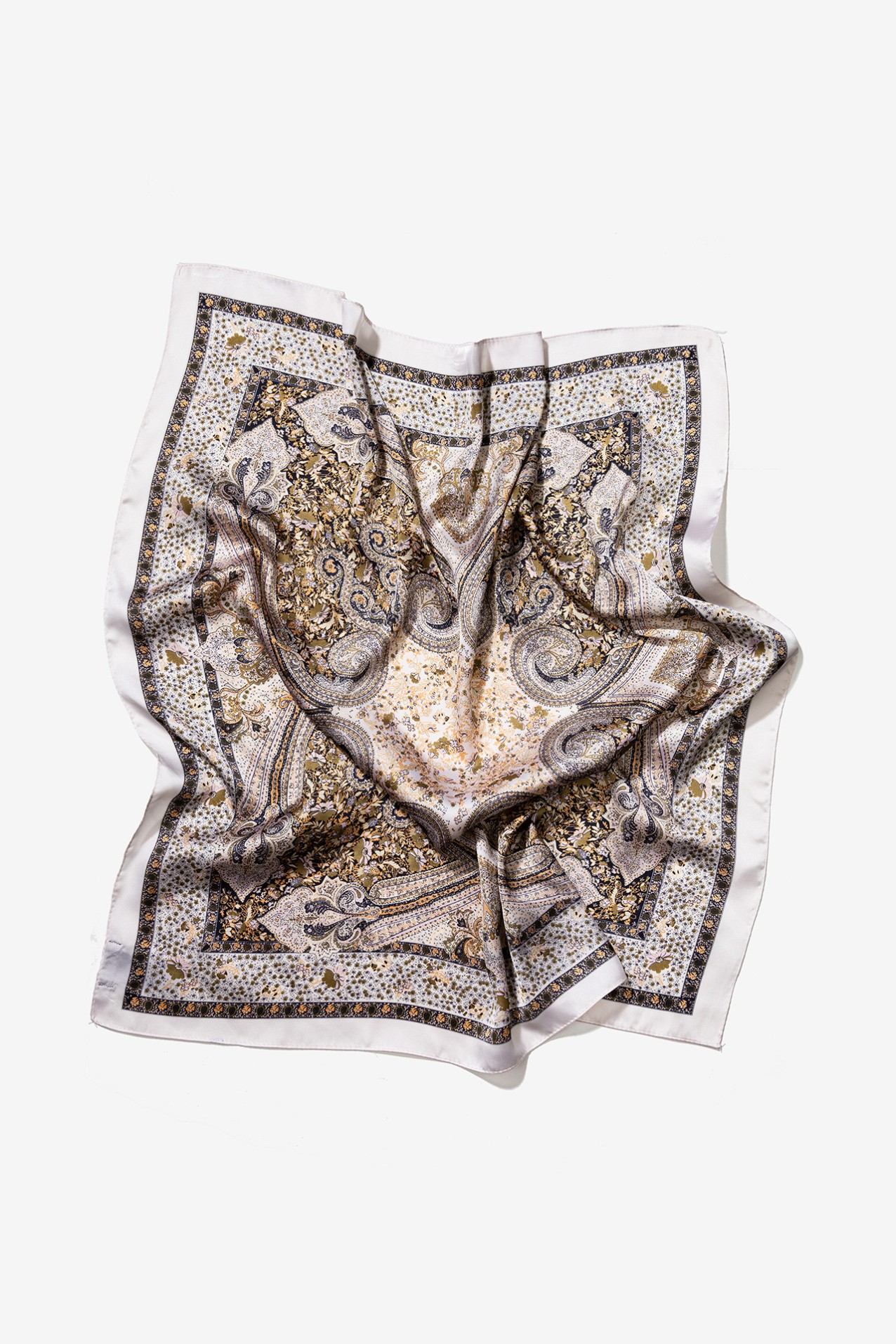Paisley Satin Bandana