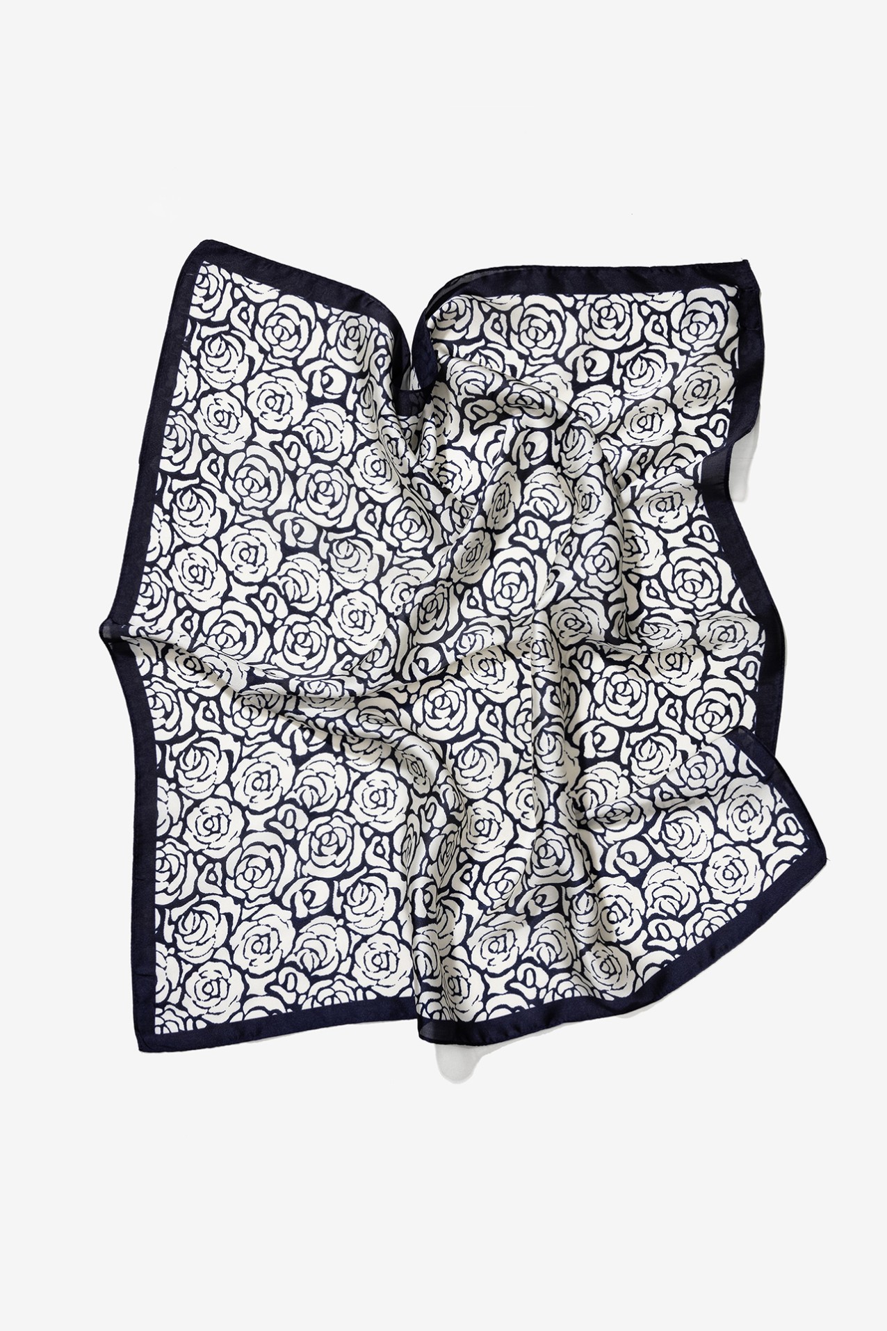 Floral Satin Bandana