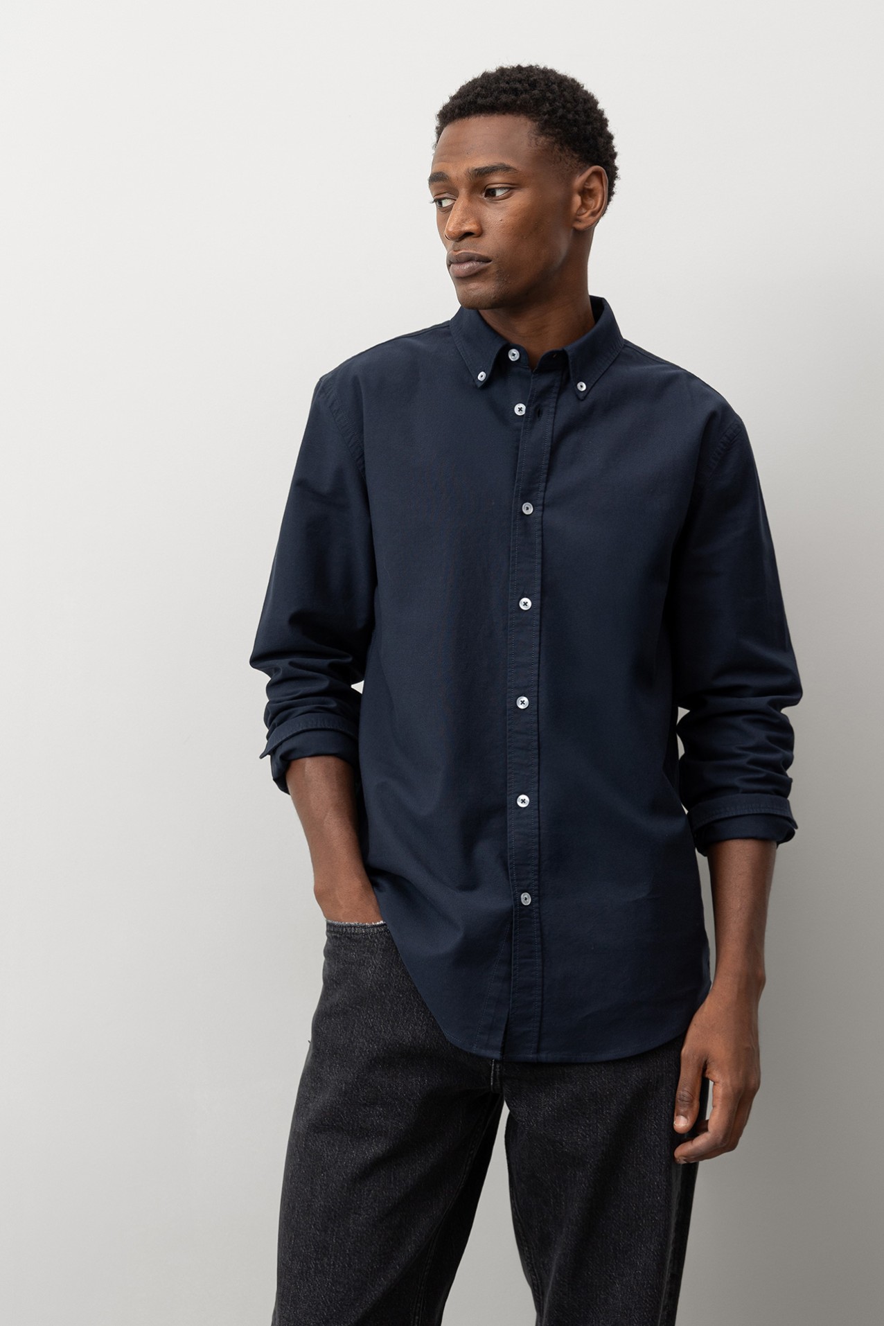 Camisa de Algodo Lisa