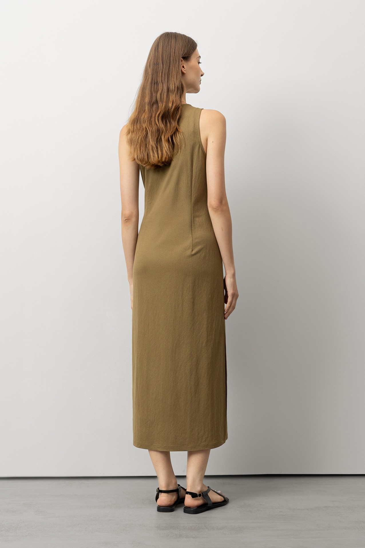 Vestido Midi com Amarrao