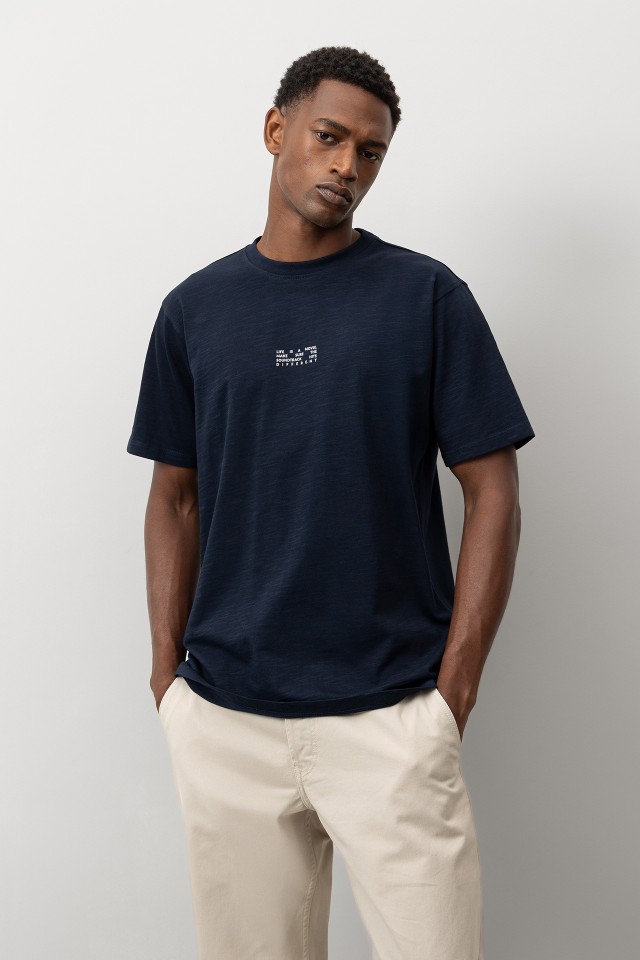 T-shirt Relaxed Costas Estampadas