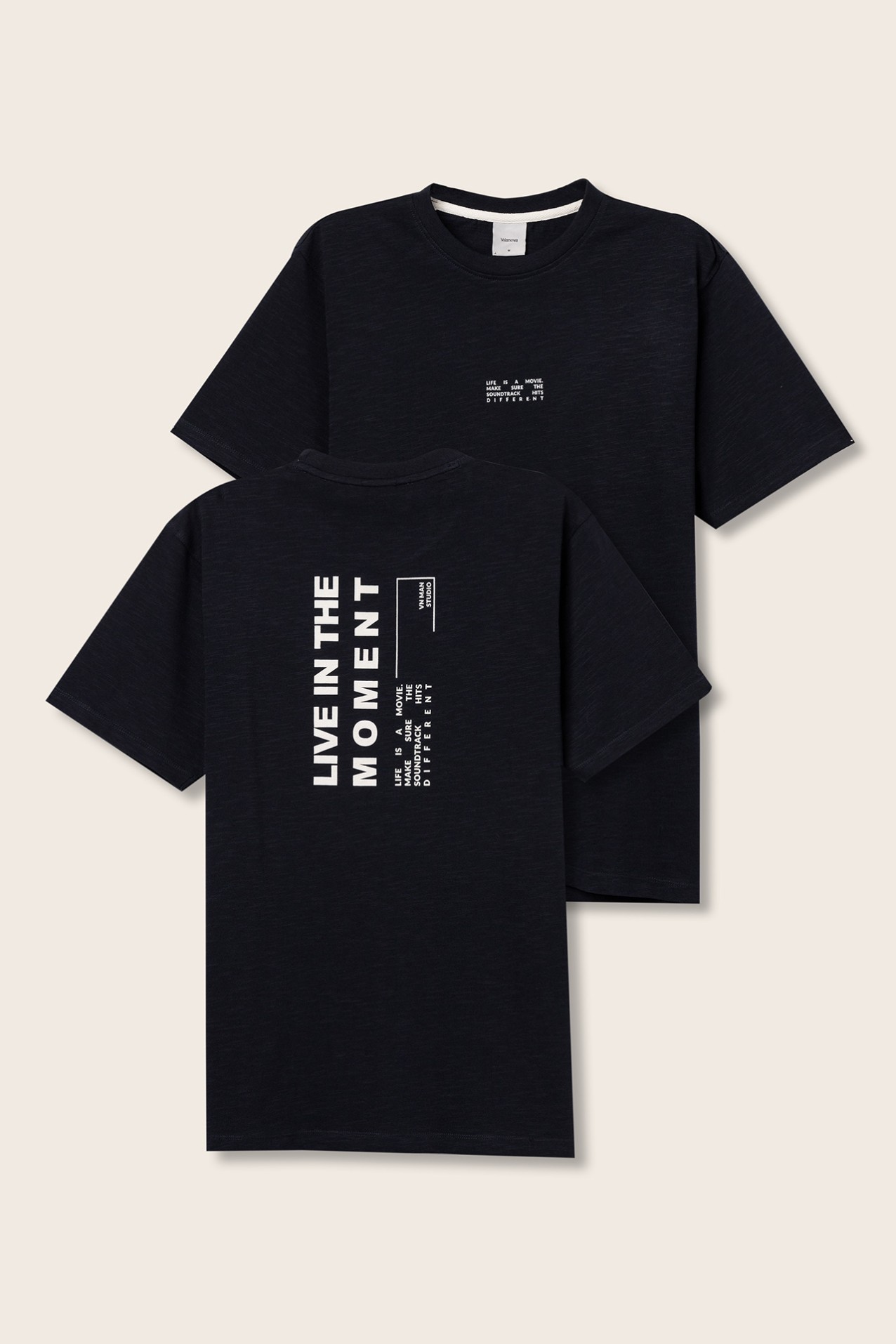 T-shirt Relaxed Costas Estampadas