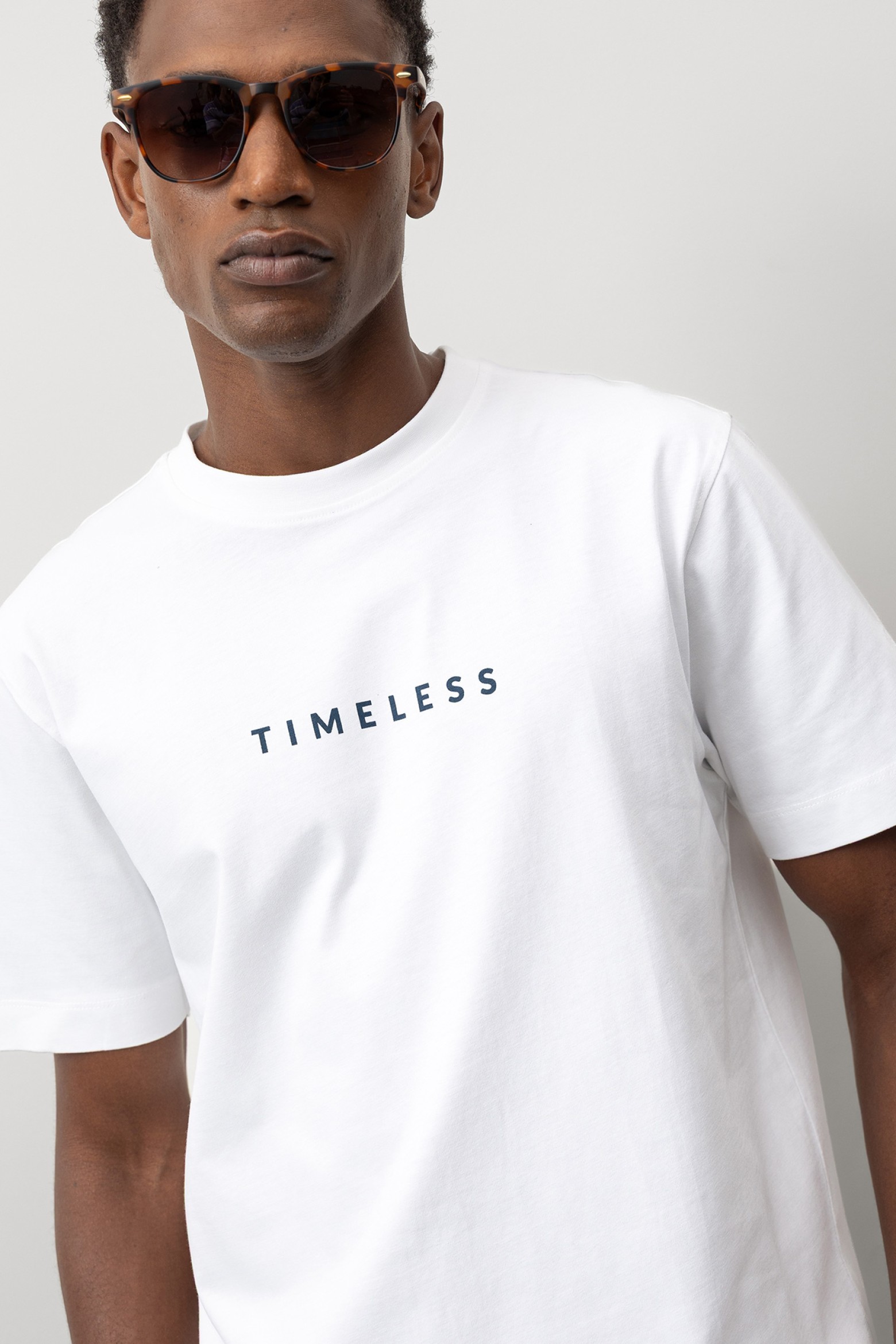 T-shirt with Printed Back