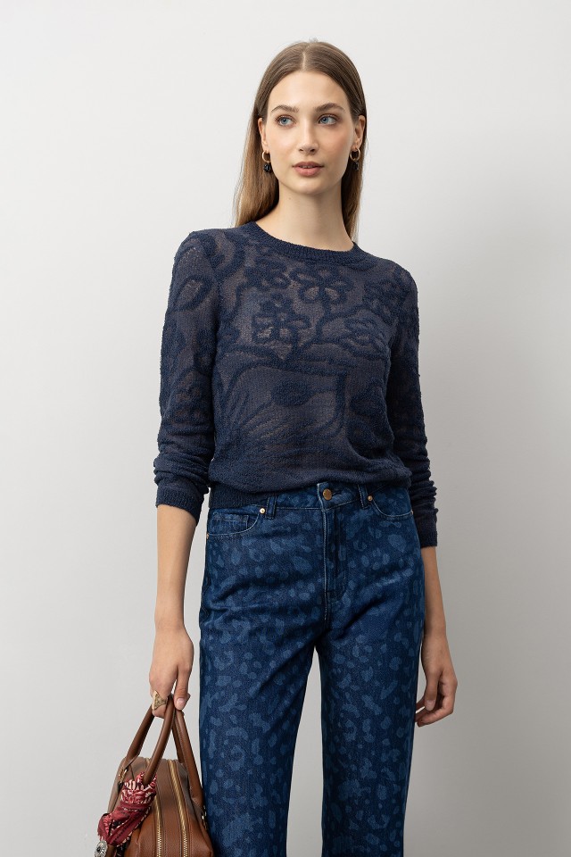 Sheer Floral Shirt